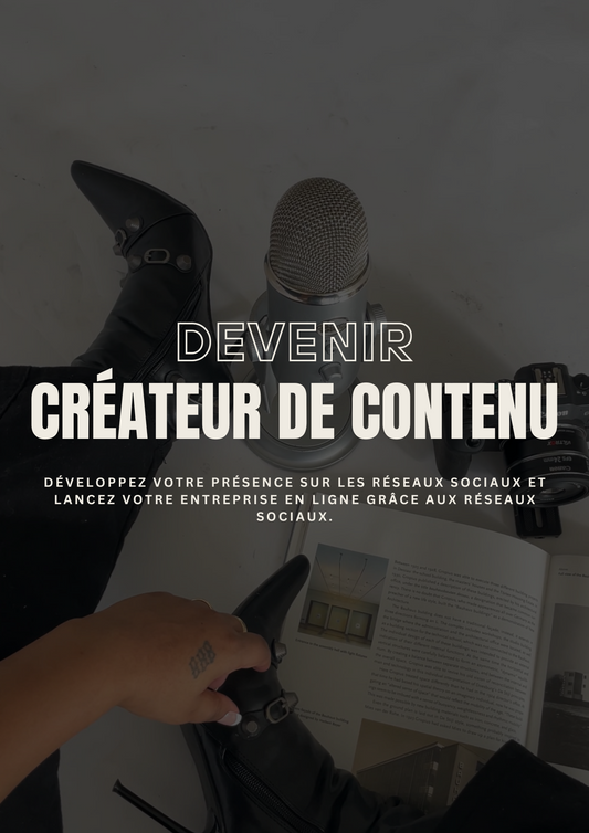 Devenir créateur de contenu